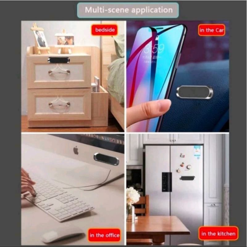 Magnet car holder F6 / magnetic mobile phone holder car dashboard magnetik tempat hp di mobil / car holder phone mobil universal
