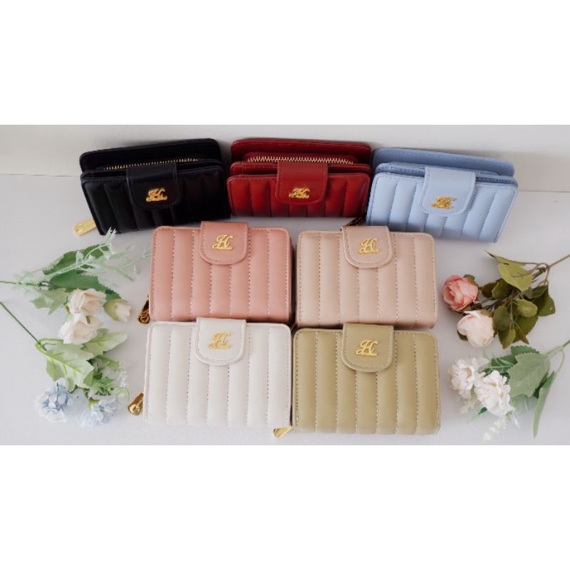 Jimshoney Anna Audrey Wallet Dompet wanita pendek panjang slot kartu card holder dompet lipat cod