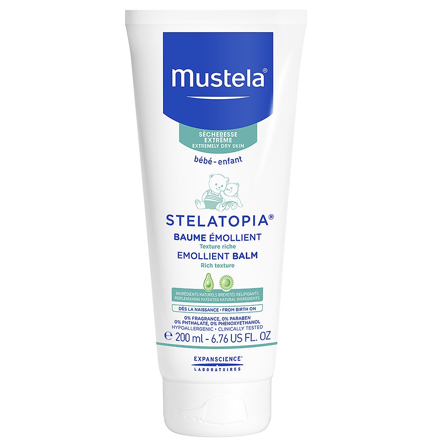 Pelembab Kulit Bayi Mustela Stelatopia Emolient Balm 200ml - Perawatan Kulit Eksim