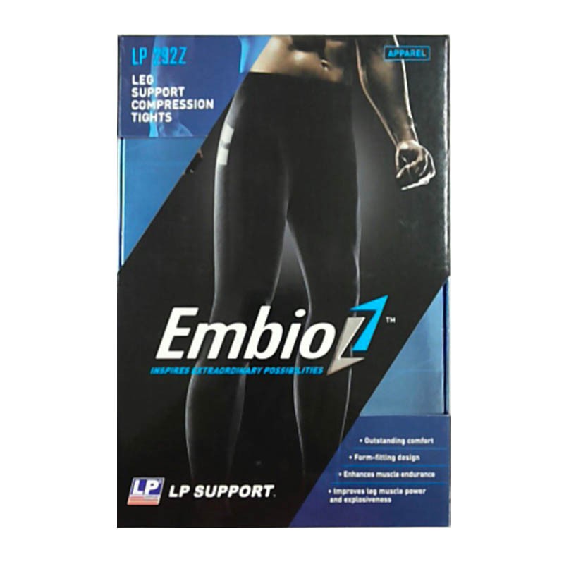 LP SUPPORT EMBIOZ LEG SC TIGHTS BLACK LP-292Z