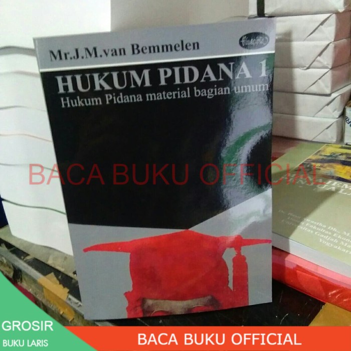 Buku Hukum pidana 1 Van Bemmelen