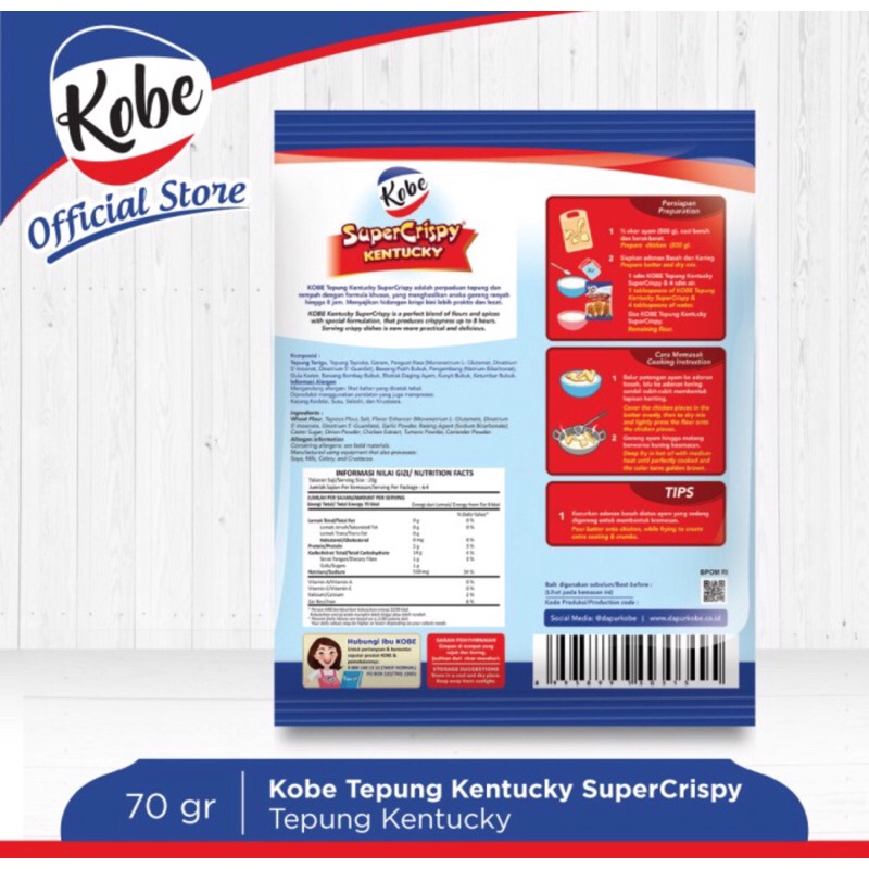 Kobe Kentucky 75 gram KECIL Super Crispy