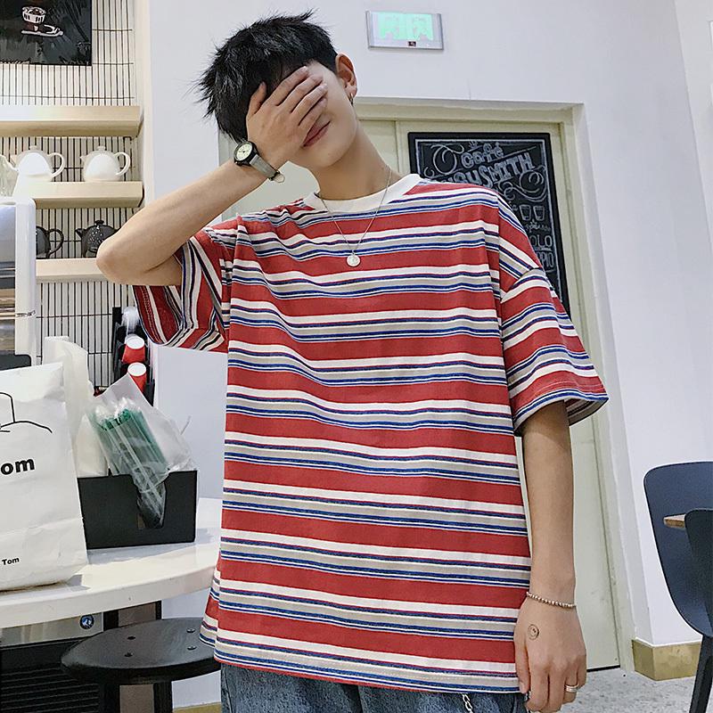 IELGY Kaos  longgar pria  Korea lengan  pendek  Ulzzang 