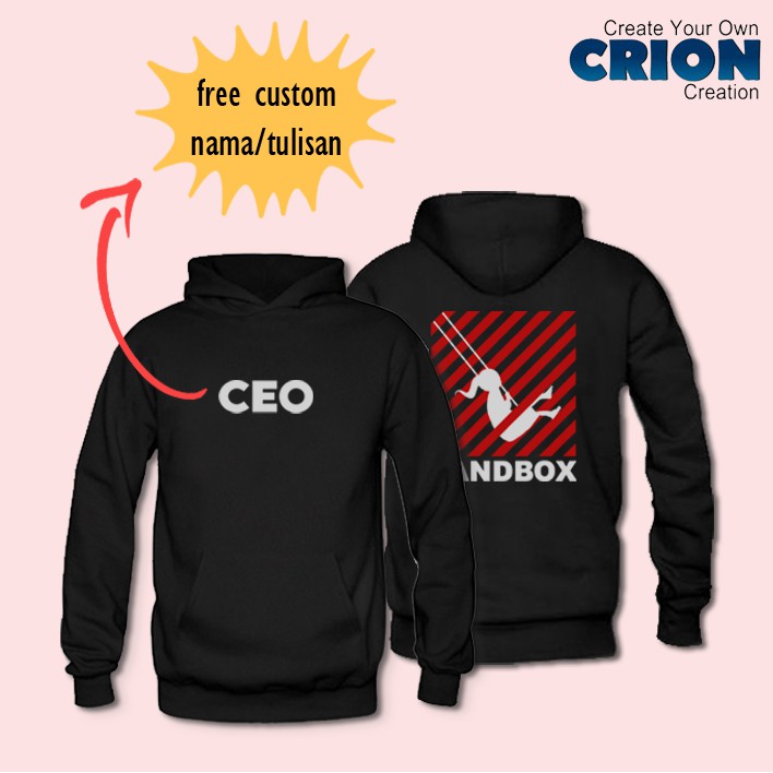 Jaket Sweater Hoodie Kdrama Start Up - CEO Sandbox Bisa Request Nama - By Crion