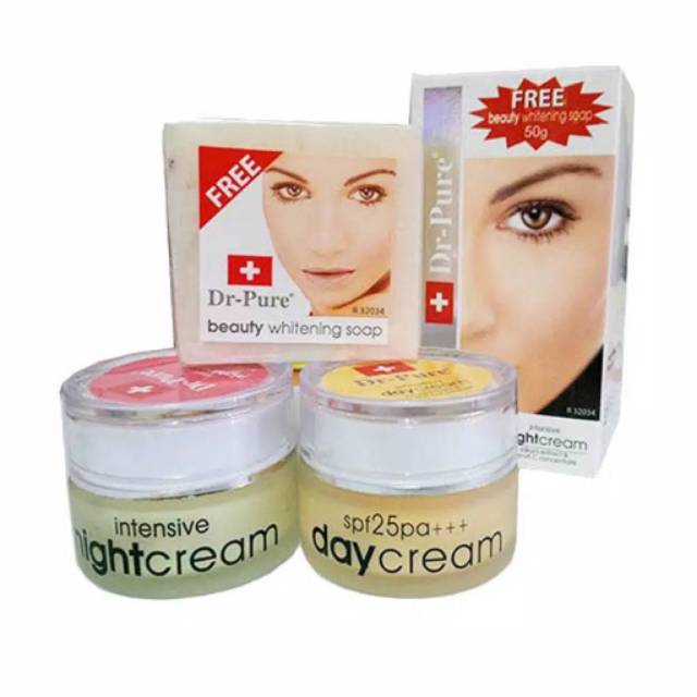 PAKET DR PURE SET + SERUM original 4in1 paket komplit