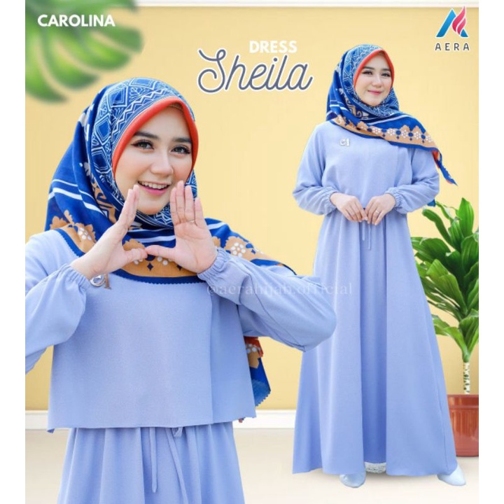 ready stock Sheila Dress By AERA HIJAB official