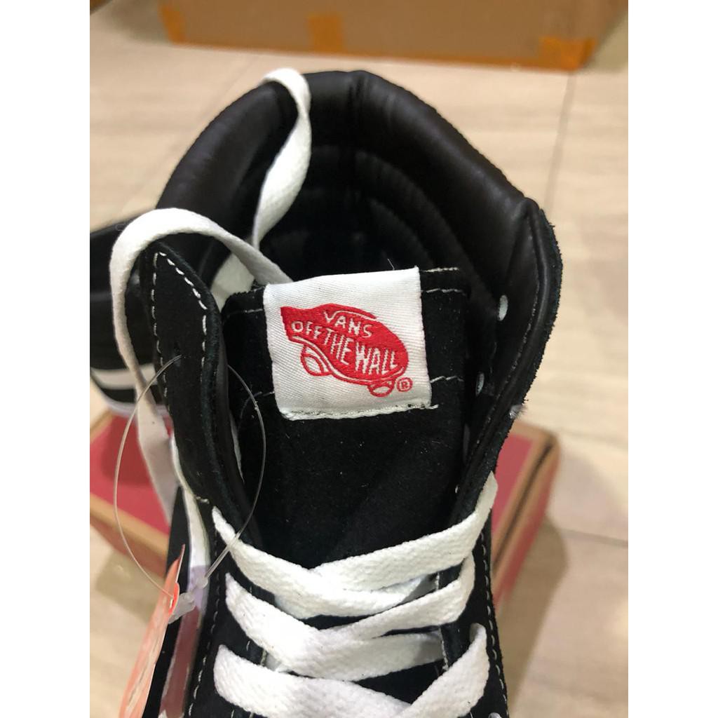 VANS SK8 HI BLACK WHITE