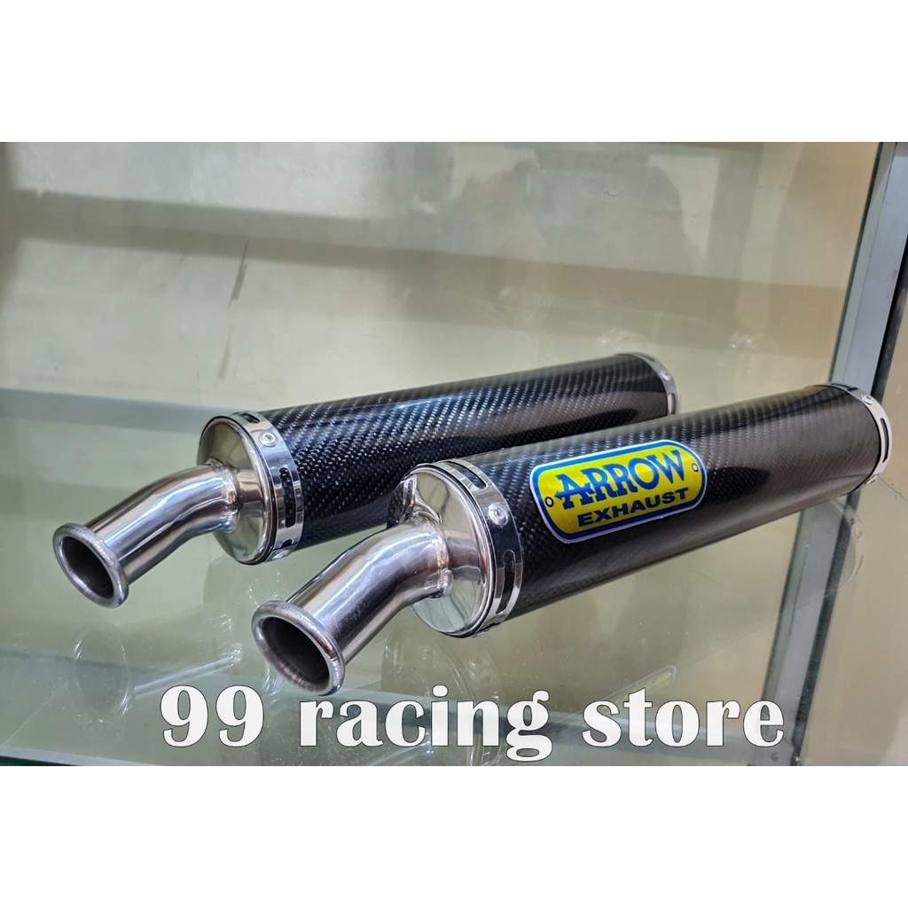 SILENCER KNALPOT ARROW CARBON KEVLAR UNTUK KNALPOT 2 TAK RX KING RGR NSR NINJA R RR SS-3