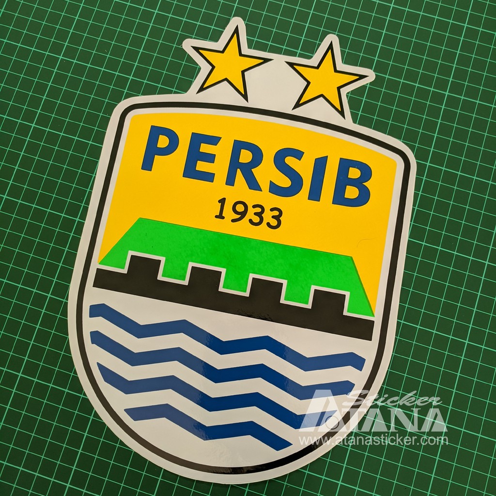 Stiker Printing Sablon Jumbo Vinyl Persib Bandung Viking Bobotoh Bola Motor Mobil Dinding Kaca