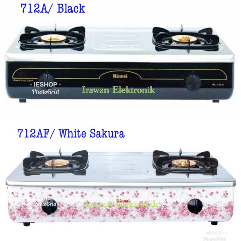 Rinnai Kompor Gas RI-712A 712 A 712AF 712 AF / Kompor Rinnai RI712A 712A Jumbo Stainless PROMO MURAH