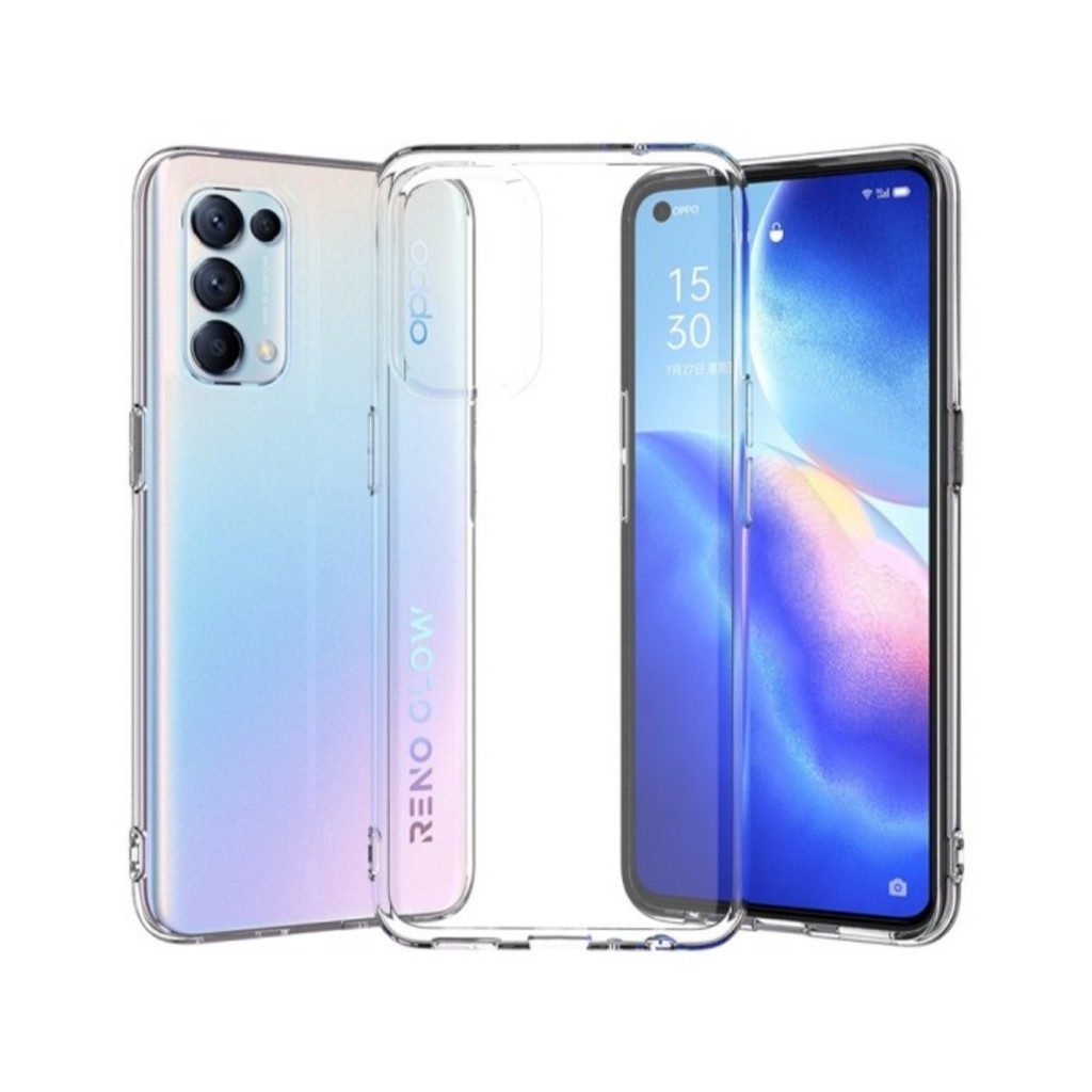 Clear Case OPPO A52 A92  RENO 4 5 PRO 4f 5F 7 7Z 5g Case Cover Casing Bening Transparant