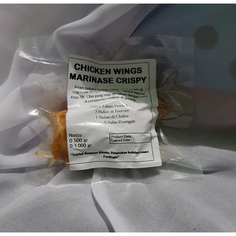 

Mr Gho Chicken Wings Marinase Crispy