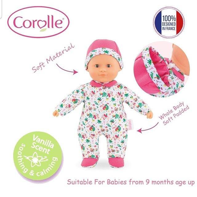 Corolle - Mon Premier Poupon Sweet Heart Tropicorolle - 12&quot; Soft Body Baby Doll  mainan boneka anak