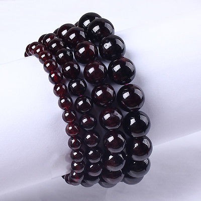 Gelang Batu Natural Garnet Body Glass Original Garansi Natural