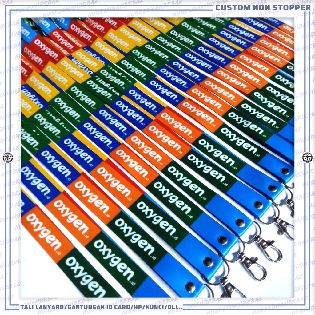 CUSTOM TALI LANYARD NON STOPPER