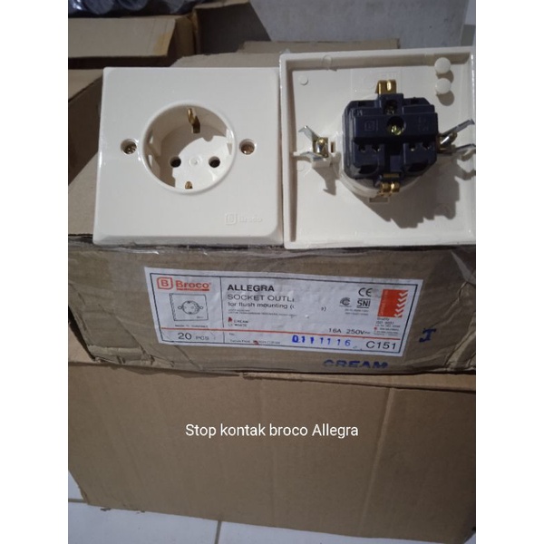 Stop kontak broco Allegra C151