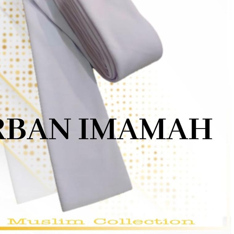 Sorban Imamah Polos Panjang 3 Meter