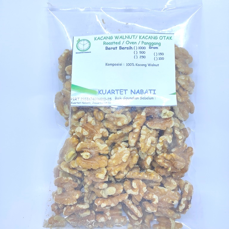 

500gr Roasted Extra Light Extra Light - Organik- Kacang Otak Premium - Oven – Matang Varian Rasa Original/ Asin/ Aktivasi