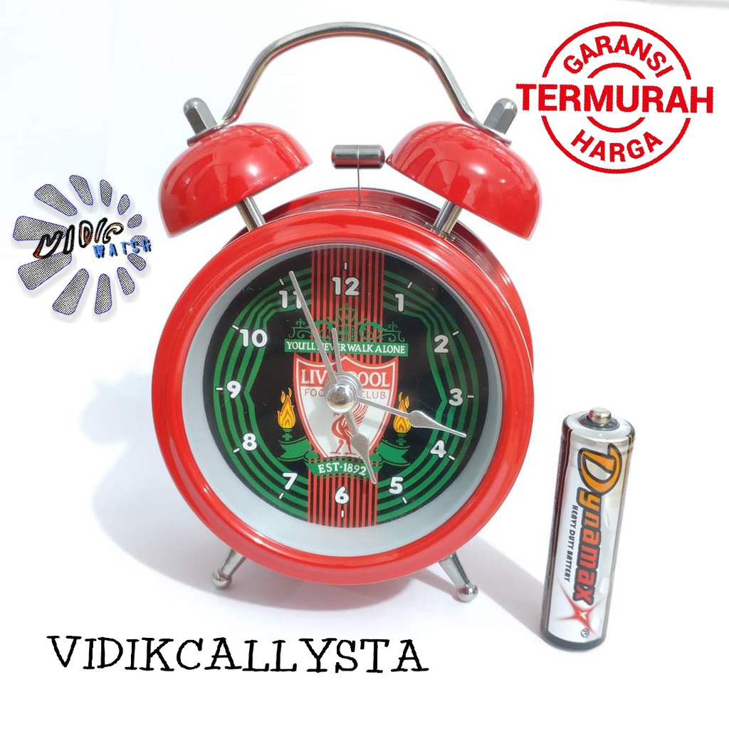 JAM WEKER JAM BEKER ALARM UNIK KARAKTER CLUB BOLA