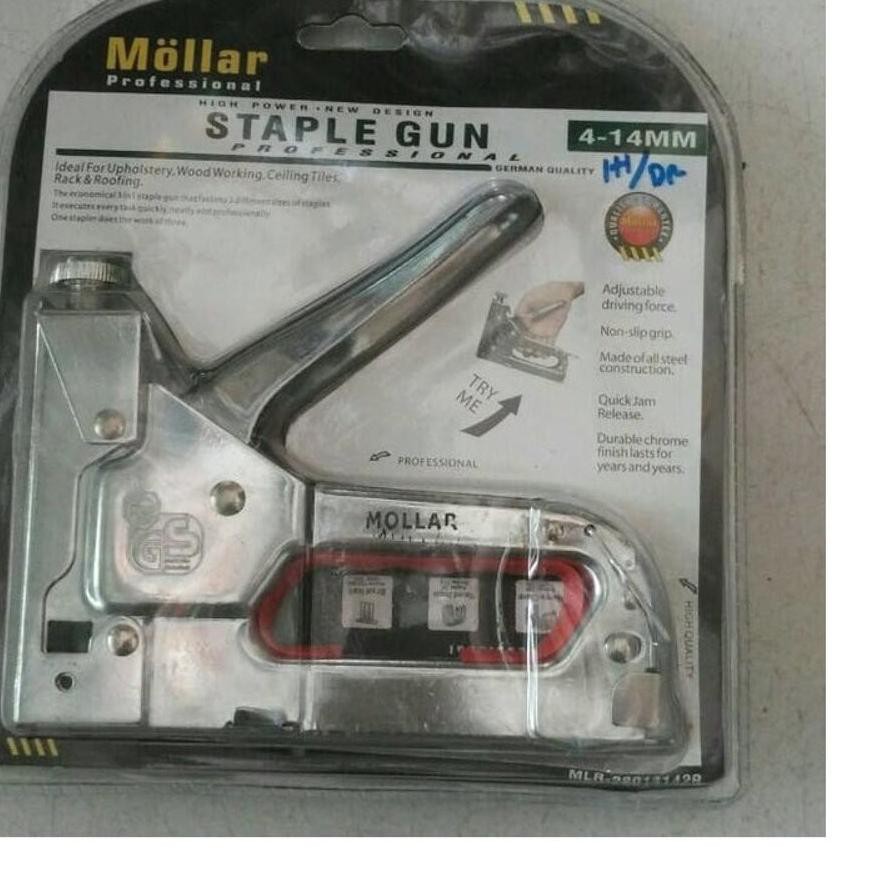 

<{DISKON}> STAPLE GUN MOLLAR 3 WAY TACKER - STAPLES JOK TEMBAK HEKTER STAPLE GUN MOLLAR 3 WAY TACKER