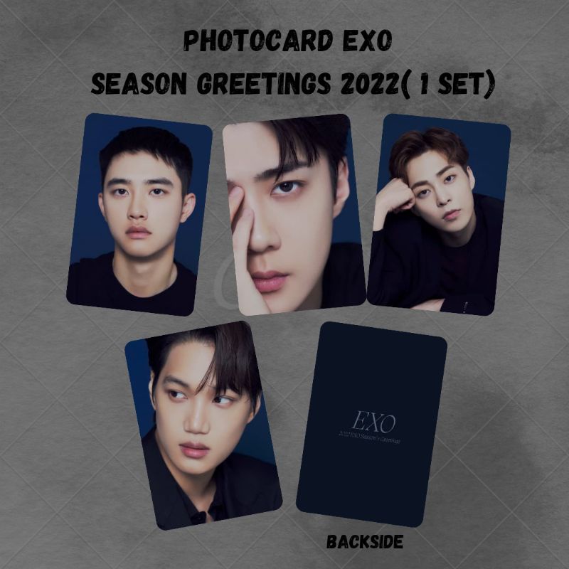 PHOTOCARD EXO :  SEASON'S GREETINGS 2022 (1set)