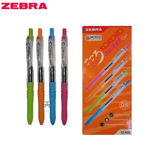 

Pulpen Zebra Kokoro Sweet Gel 0.5 Hitam