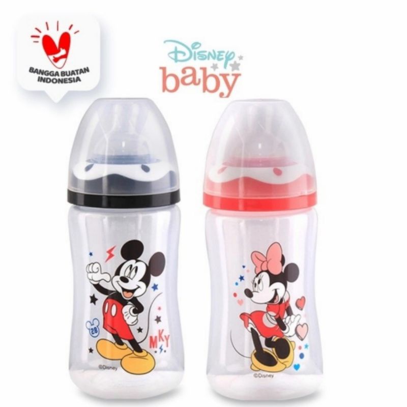 Botol Susu Bayi Lusty Bunny Disney Wide Neck Bottle 250 ml