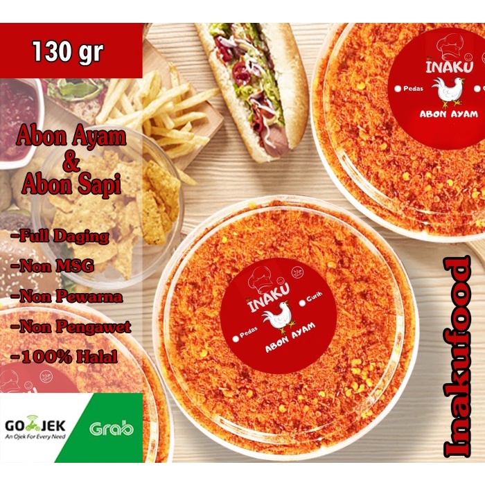 

Q124521 Abon Ayam Kemasan|Ayam Non Msg|Abon Ayam Asli | Abon Ayam Murah - Original, 130 Gram