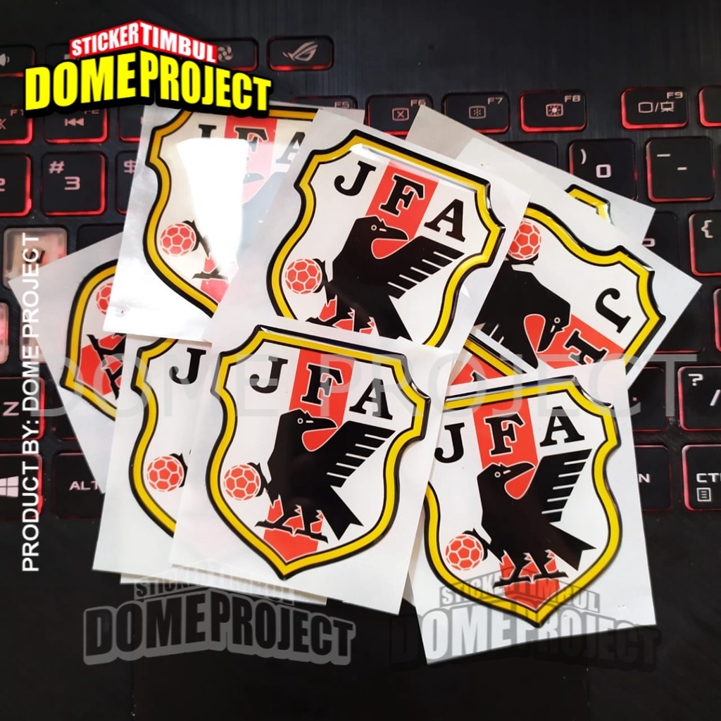 STIKER MOTOR TIMBUL LOGO JFA EMBLEM STIKER TIMBUL RESIN LENTUR STIKER AKSESORIS SEPEDA MOTOR