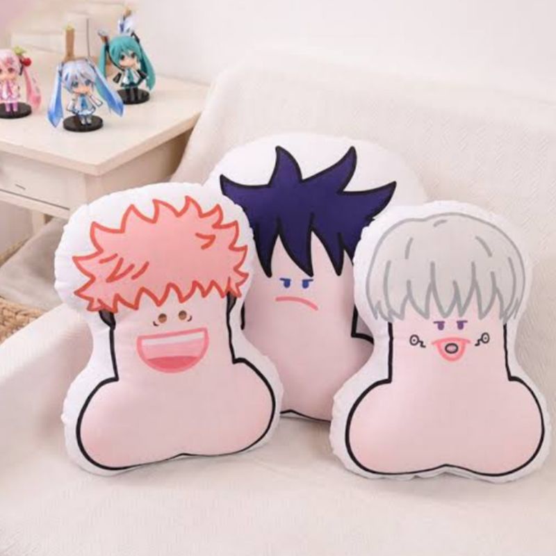 20cm/40cm dck jujutsu kaisen pillow character : gojo satoru, megumi toji fushiguro, maki zenin, inum