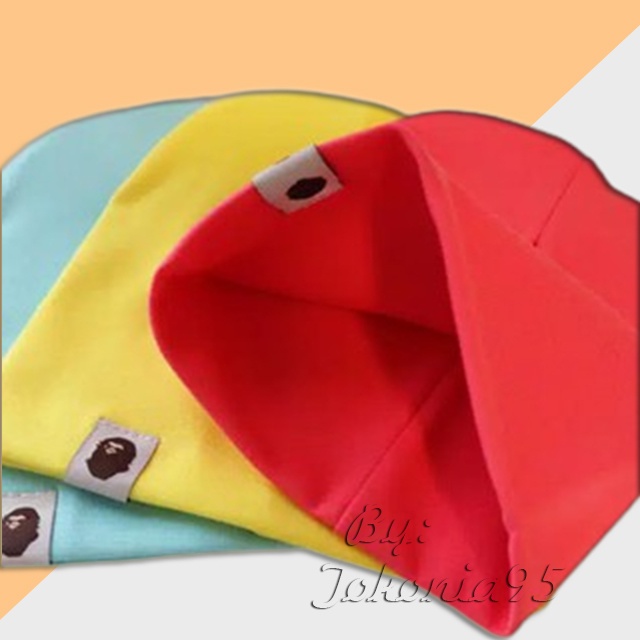 Topi Kupluk Polos Anak Bayi MULTICOLOR Unisex