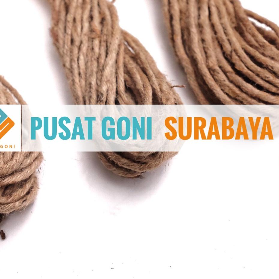 

Berkualitas! Tali Goni 8 Ply 10 Meter - Tali Rami 4MM - Tali Karung Goni - Tali Seserahan