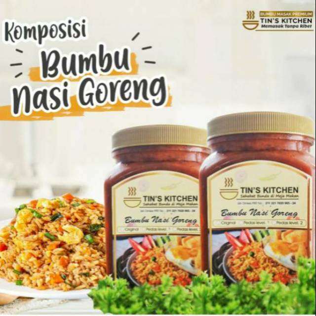 

Bumbu Nasi Goreng Tin's Kitchen 375 gram