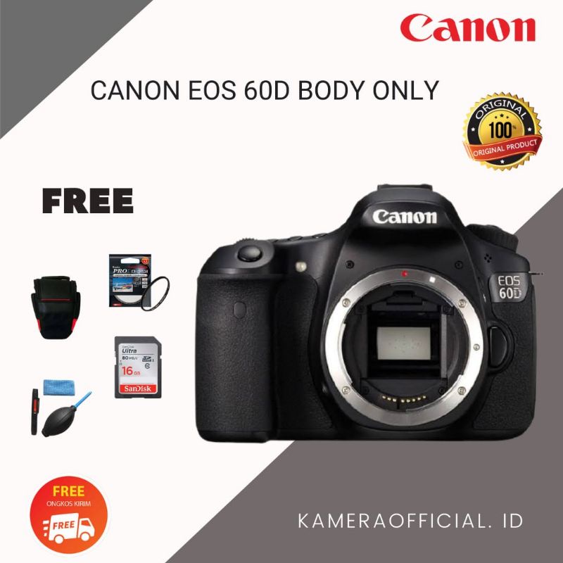 Kamera Canon EOS 60D Body Only Camera DSLR Canon EOS60D BO