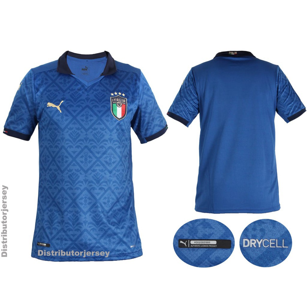 Jersey Baju  Bola  Italy  Home Grade Ori 2021 21 LOKAL 