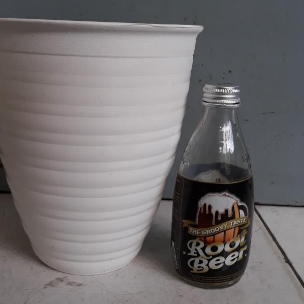 ✲ pot tawon 181 putih, pot tawon 181 tirus, pot tawon tebal - Putih ♀