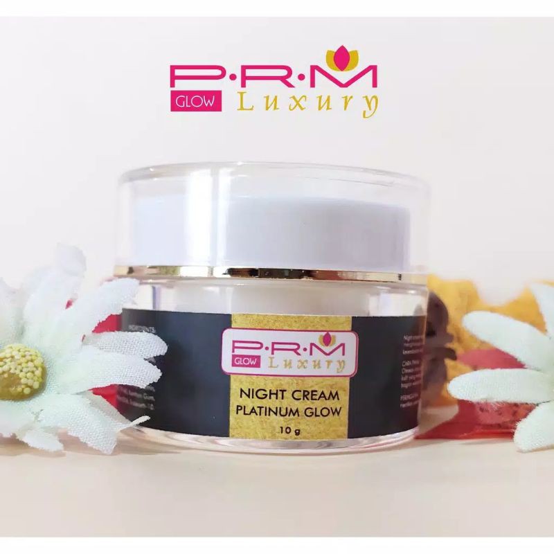 Day cream PLATINUM glow/cream siang/cream wajah/krim muka/cream racikan/farmasi/racikan dokter