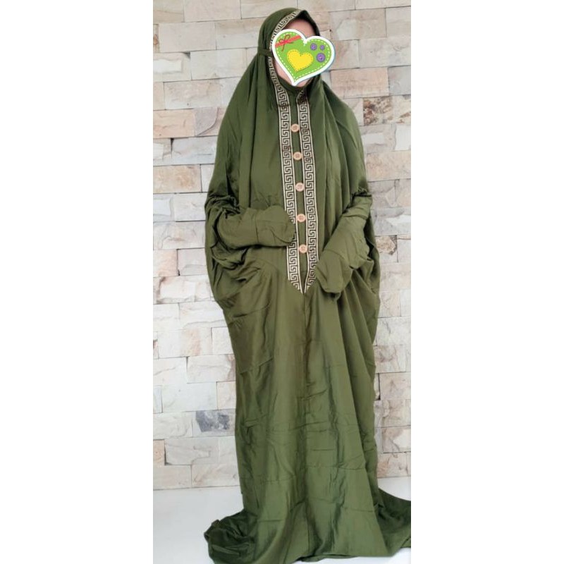 Mukena Terusan Renda Fendi / Mukena Dewasa