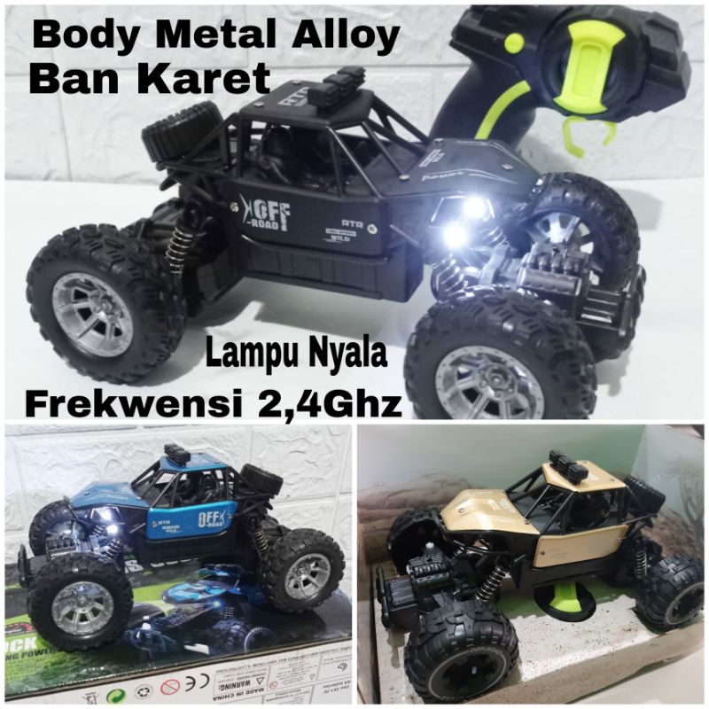 PROMO COD Mobil remot RC Metal Alloy  Jeep OFF ROAD Mainan Remote Control