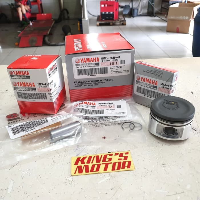 PISTON KIT MIO SPORTY, MIO SMILE, SOUL, NOUVO, FINO KARBU (5MX)