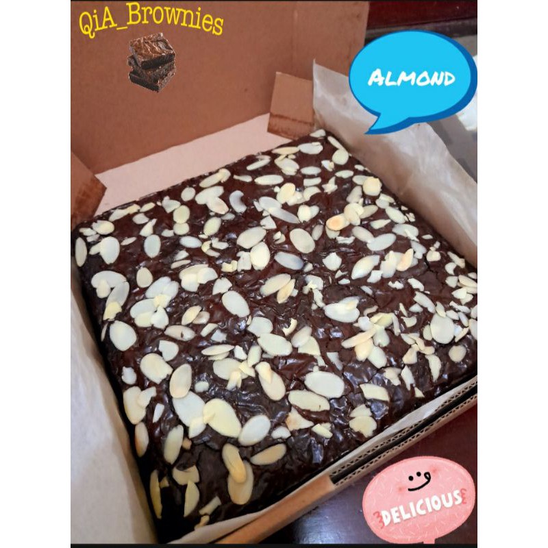 

Brownies Panggang 2 topping (fudgy brownies) uk 20x20