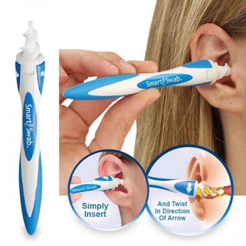 SMART SWAB SPIRAL EAR CLEANER KOREK KUPING PEMBERSIH TELINGA