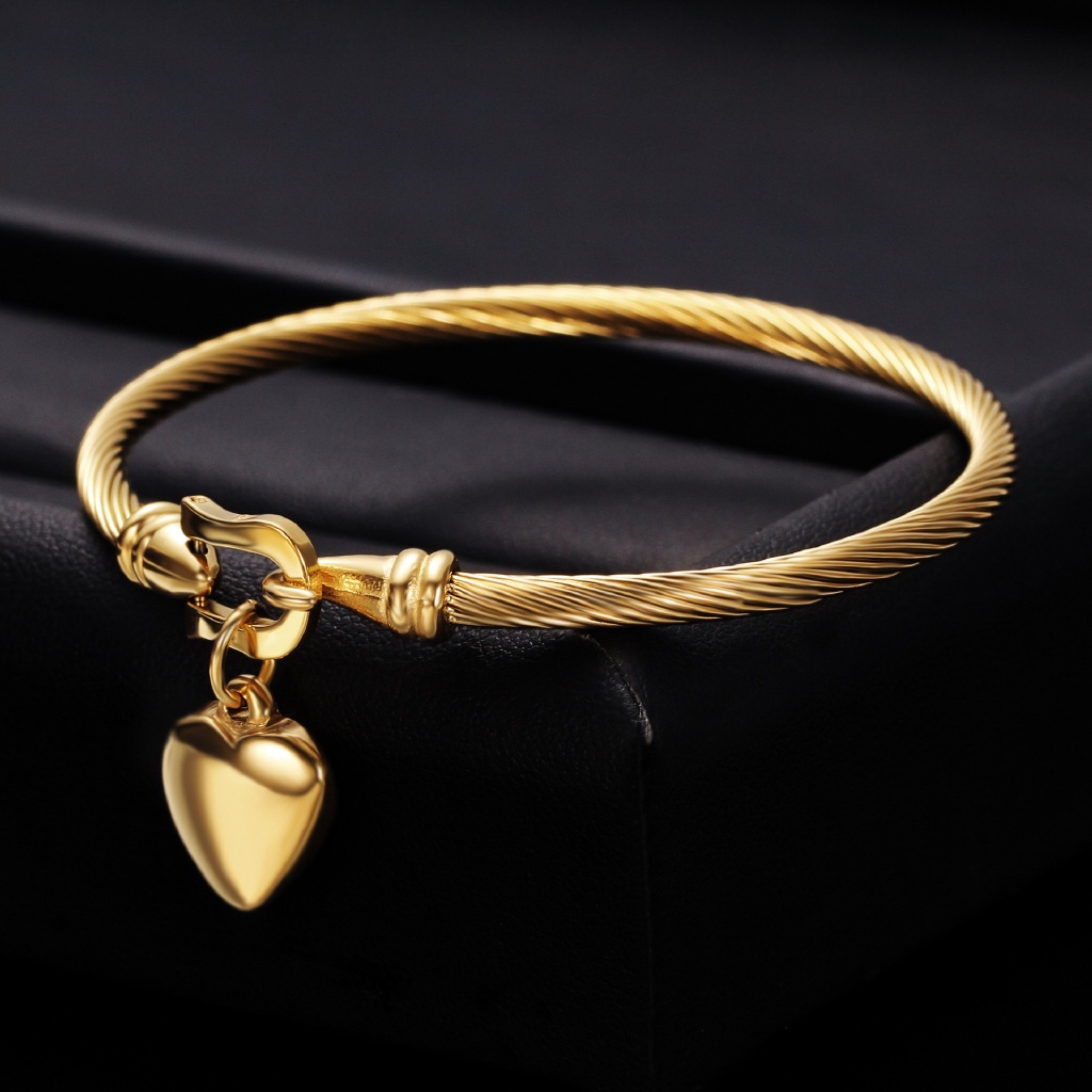 Bisa Cod Ready Stok Gelang Emas Asli Kadar 375 Gelang Wanita Hadiah Liburan Terbaik 727G2#