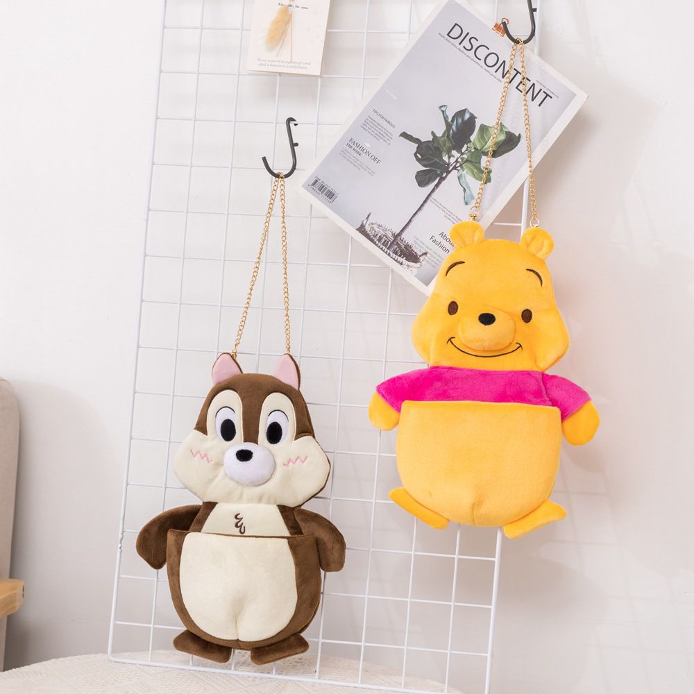 KERANJANG PENYIMPANAN BONEKA WINNIE THE POOH STITCH CHIP DALE LOTSO HOUSEWARE DEKORASI RUMAH KAMAR ANAK