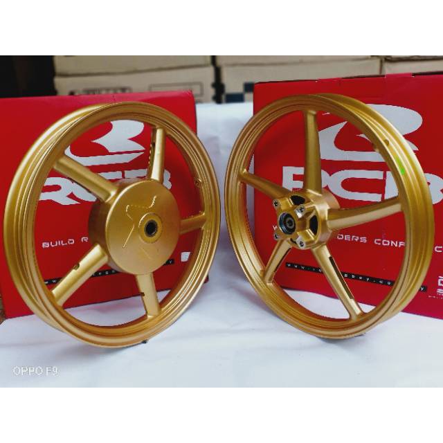 VELG RACING RCB SP522 VARIO 110 125 150 BEAT SCOOPY GENIO MIO FINO MIO J XEON M3 SOUL GT FREEGO MIO Z MIO GEAR FAZZIO PALANG 5 RING 14 DAN 17 Original