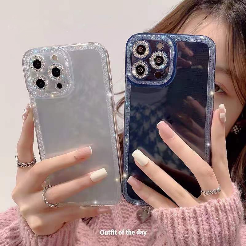 Soft Case Pelindung Lensa Kamera Bahan TPU Bening Tahan Banting Untuk IPhone 14 Pro Max 13 7Plus 8Plus 11 X XS 12 13 Pro Max