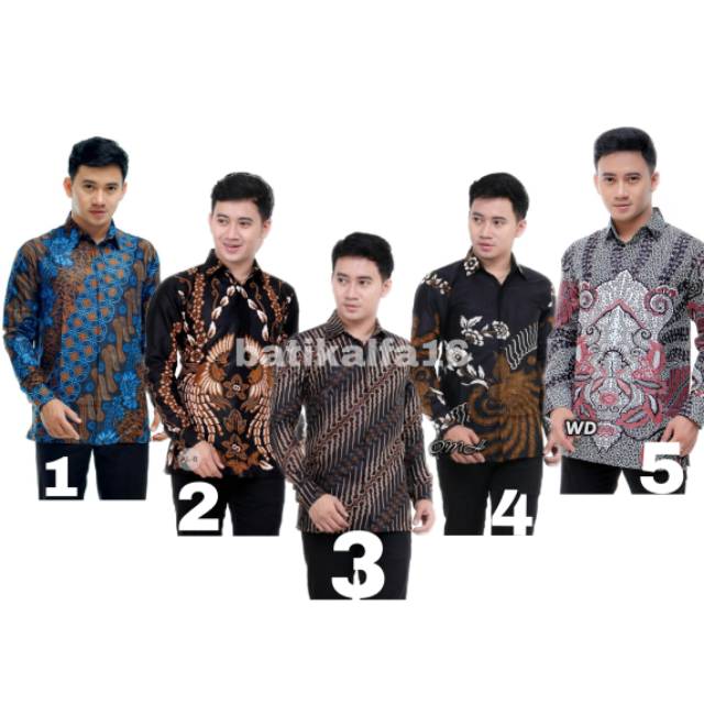 BATIKALFA16 | batik mahal | Baju Batik Pria Gus Azmi Syubbanul Muslimin Batik Katun Halus Hadroh