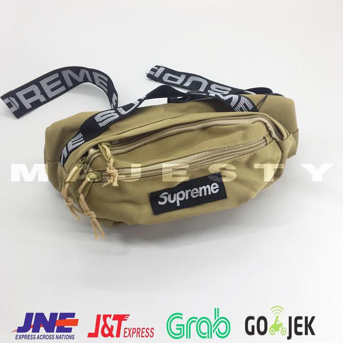 Sale Tas Selempang Supreme Ss18 / Waistbag Supreme / Slingbag Pria - Cream Terbaru