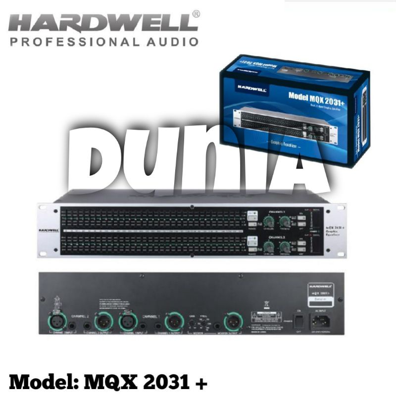 Equaliser Hardwell MQX 2031 + Original Equalizer Hardwell MQX-2031 Plus