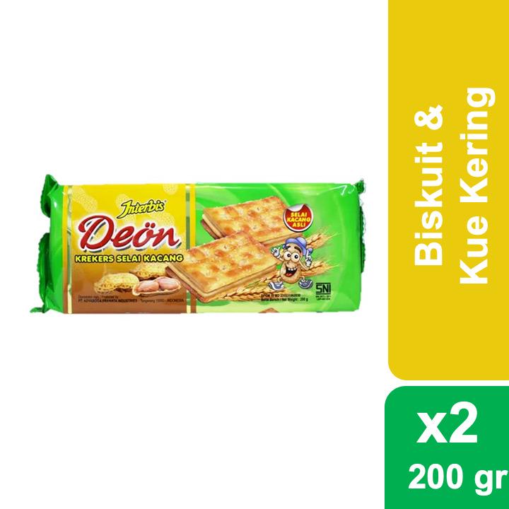 

Interbis Deo Biskuit Selai Kacang 200 gr - 2 Pcs